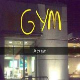 At the McDonald's Gym