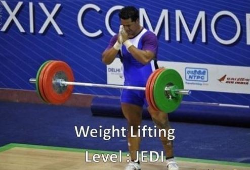 Jedi Weight Lifting Level