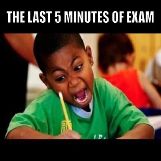 The Last 5 Minutes of Exam
