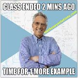 Time For One More Example