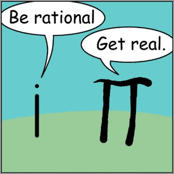 Be Rational, Get Real.