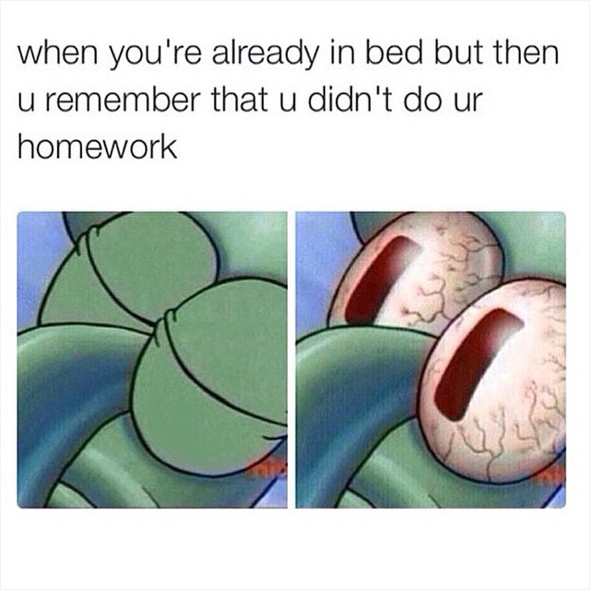 Forgetting About Your Homework