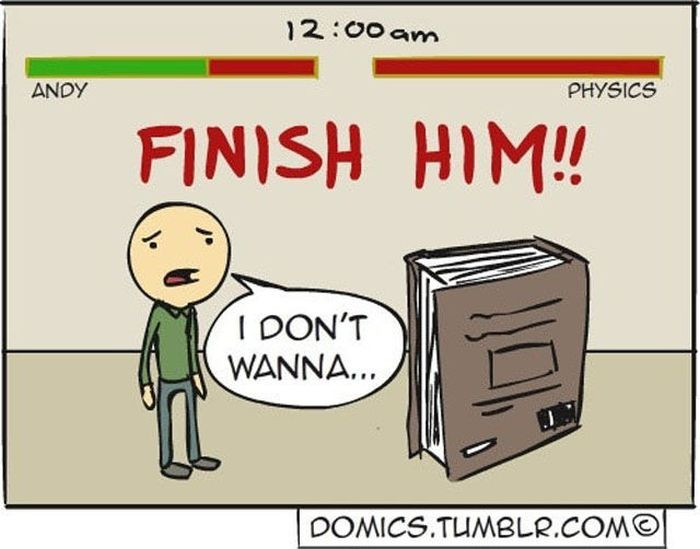 If Studying Was a Fighting Video Game