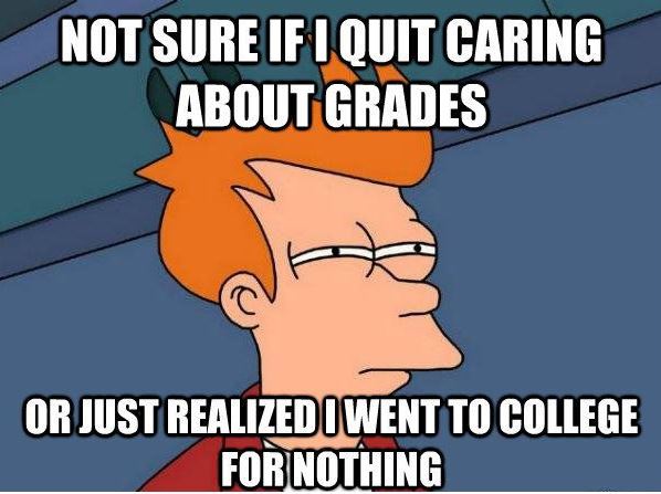 Not Sure If I Quit Caring About Grades..