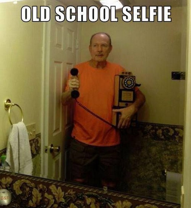 Old School Selfies