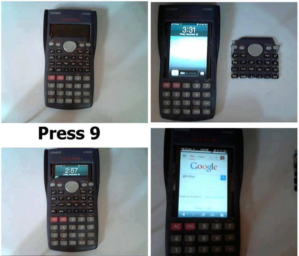 Phone In Calculator Exam Cheat