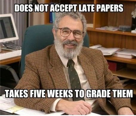 Teacher Does Not Accept Late Papers...