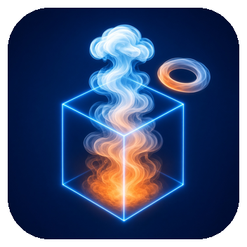 MES 3D Fluid Simulator logo