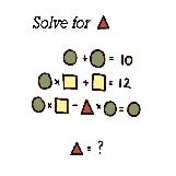 Can you solve for the Triangle?