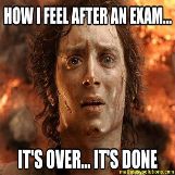 Frodo after exams