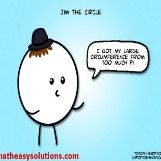 Jim the circle tells us why hes too large