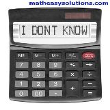 Hate it when calculators dont know the answer