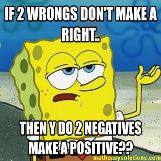 Spongebob knows his math