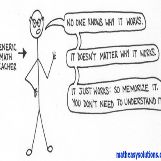 Typical teachers make you memorize