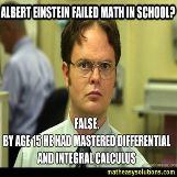 Einstein mastered calculus by age 15