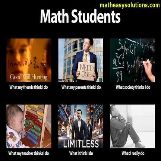 What math students really do