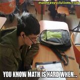 Brain gets fried from too much math