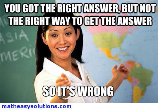 Teachers love deducting marks