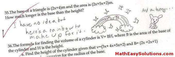 Part marks for rainbow