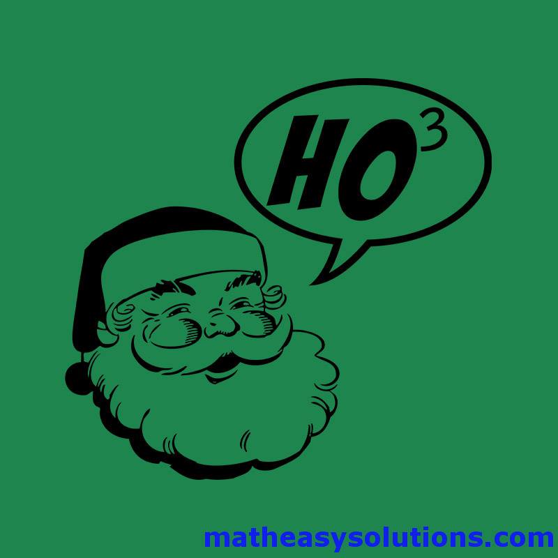 Santa knows his math kids
