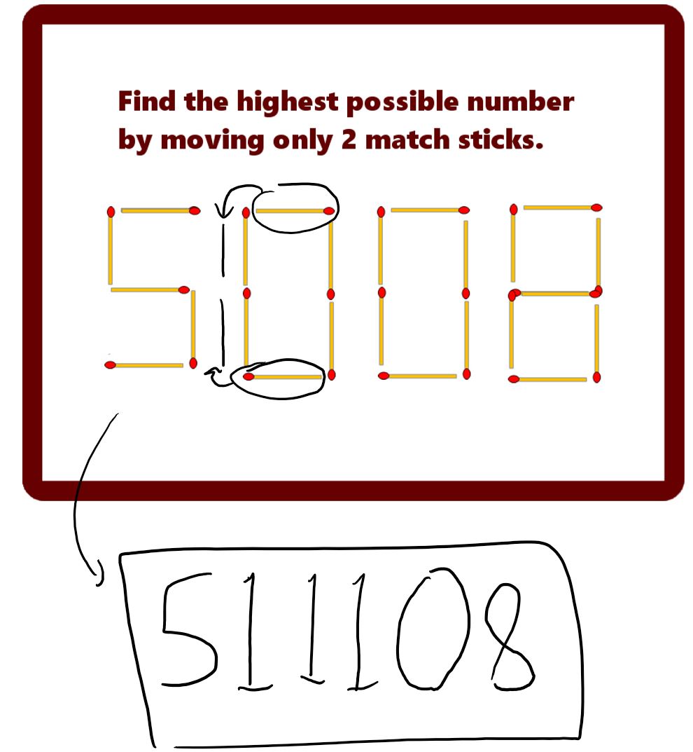 Match Stick Riddle (SOLUTION)
