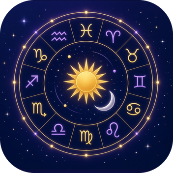 zodiac & birth chart logo