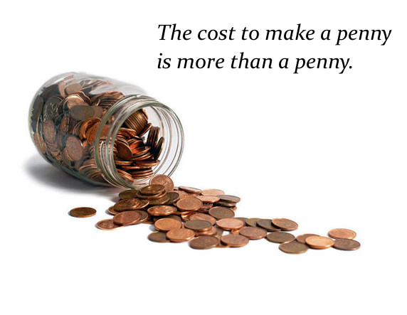 Cost of a penny