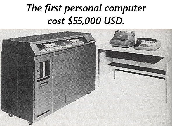 The Cost of the First Personal Computer