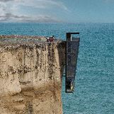 Crazy House On The Edge Of A Cliff
