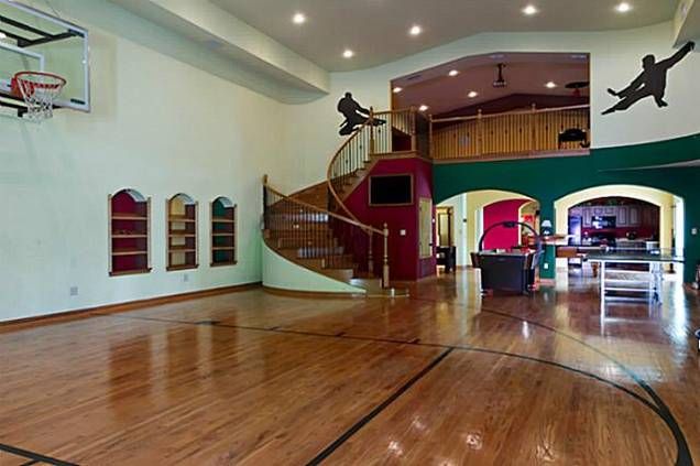 Basketball Gym Inside A House