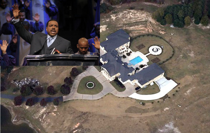 Creflo Dollar's Giant Mansion in Georgia, USA