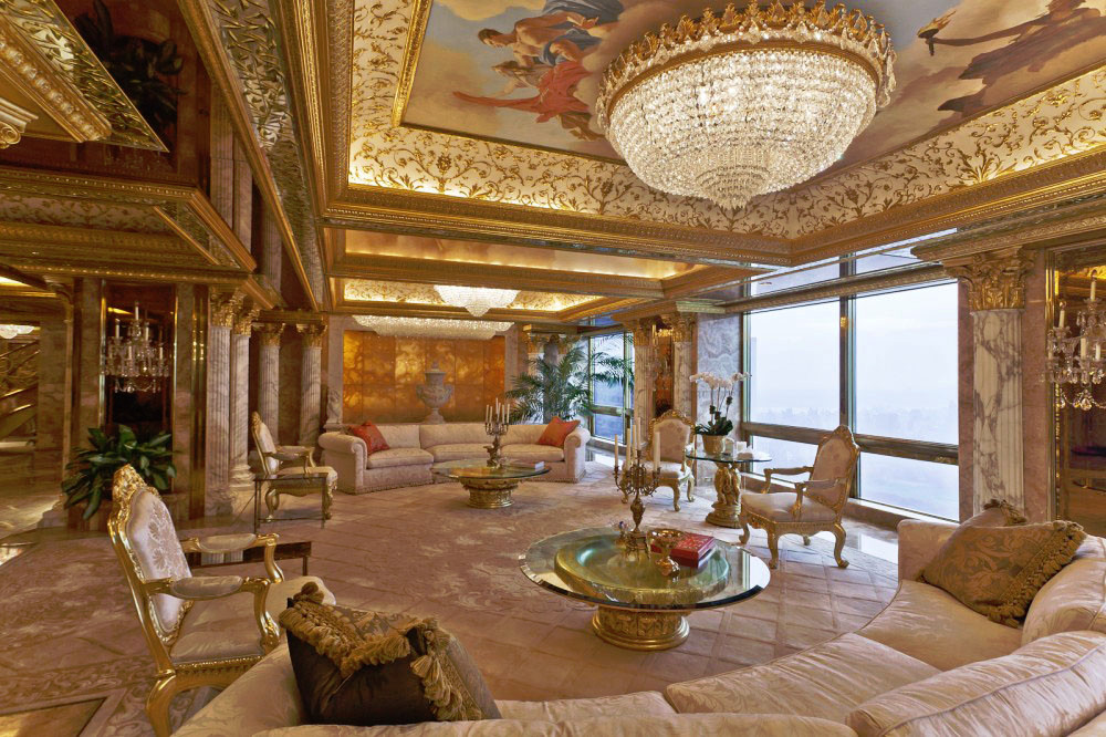 Donald and Melania Trump's Manhattan Penthouse