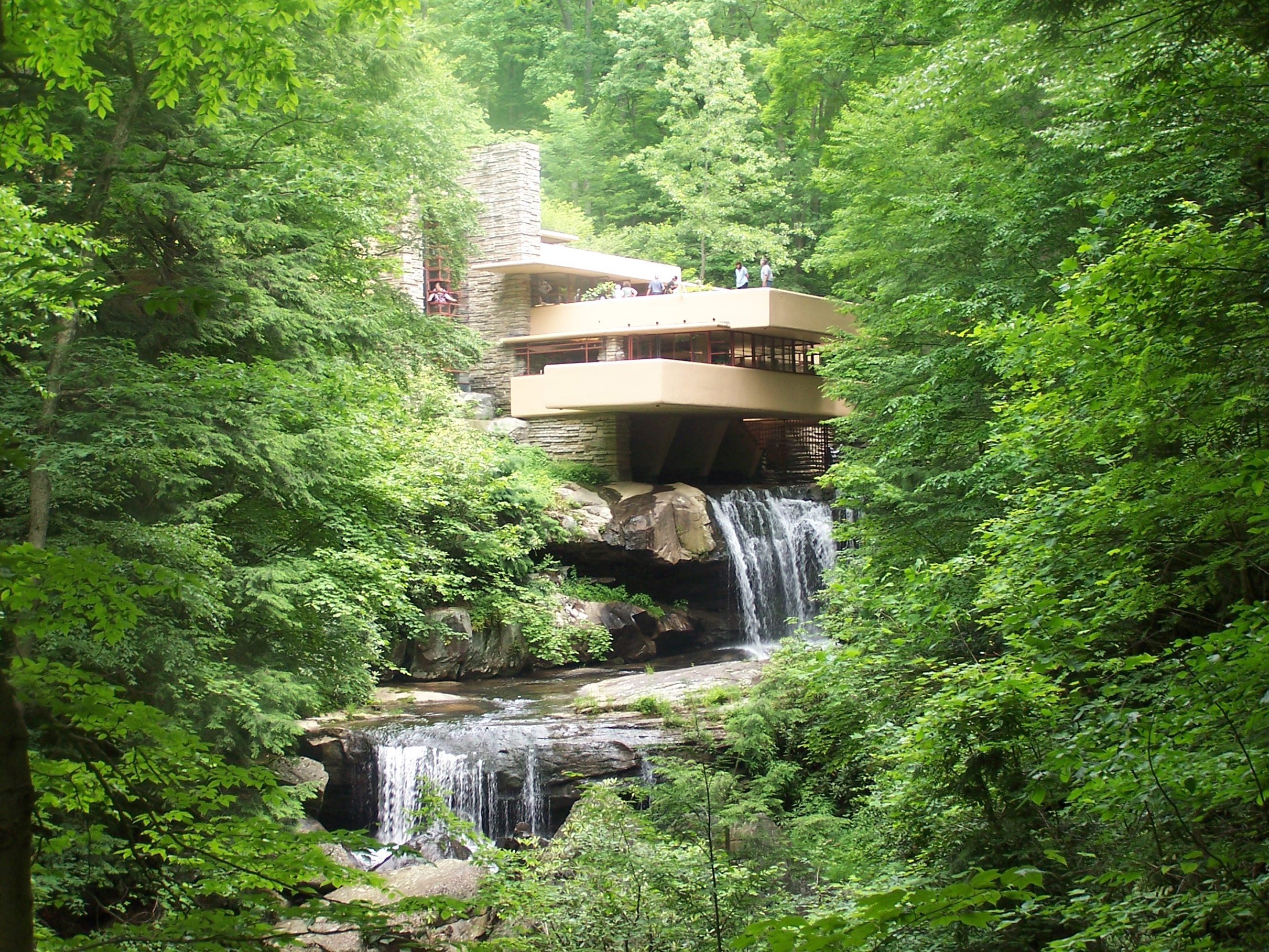 Fallingwater House in Pennsylvania, USA