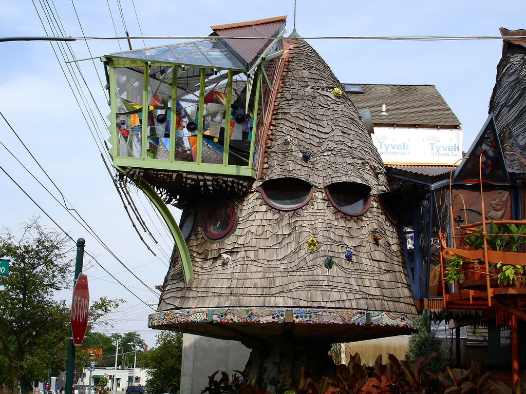 "Mushroom House" in Cincinnati, Ohio, USA