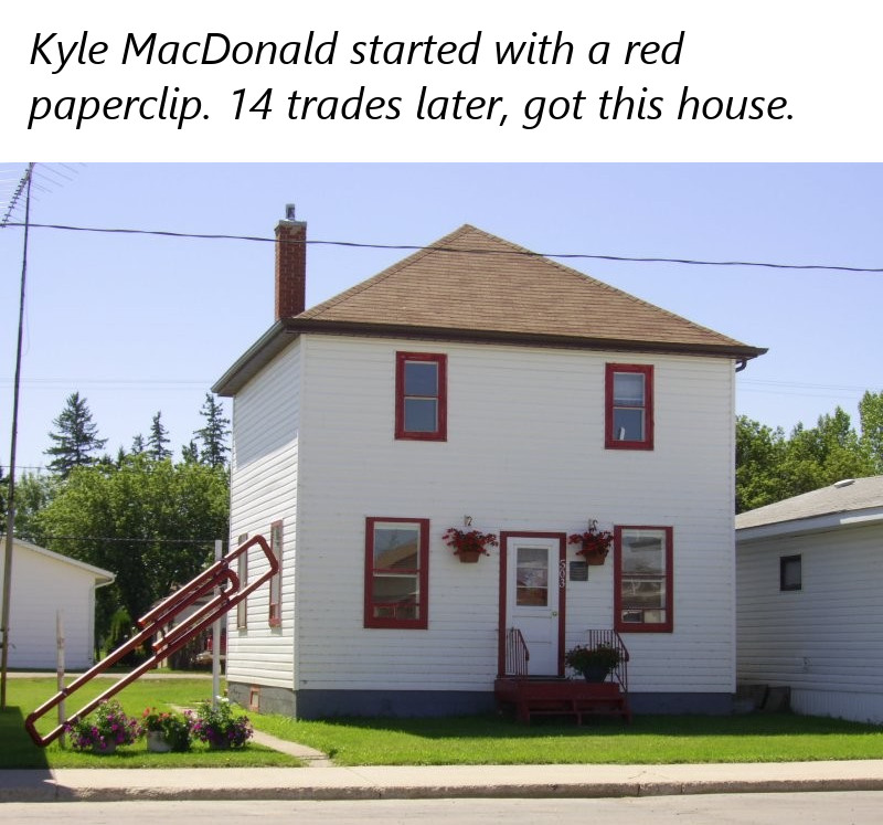 Paperclip House in Kipling, Saskatchewan, Canada