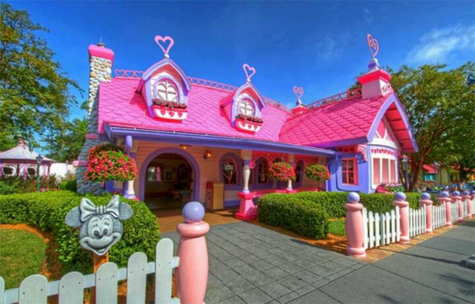 Real Life Minnie Mouse House