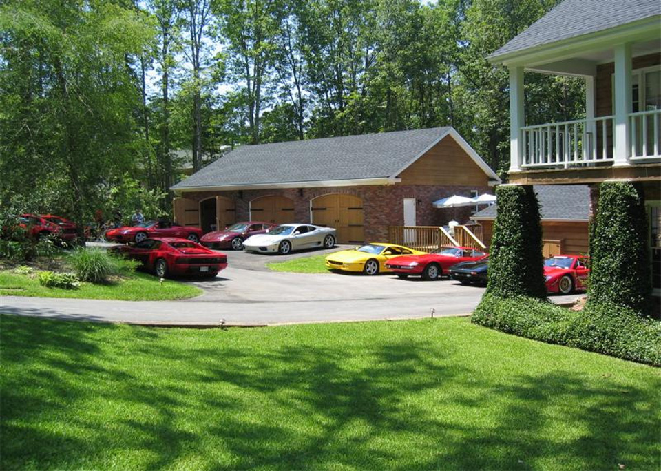 Too Many Ferraris At A Home