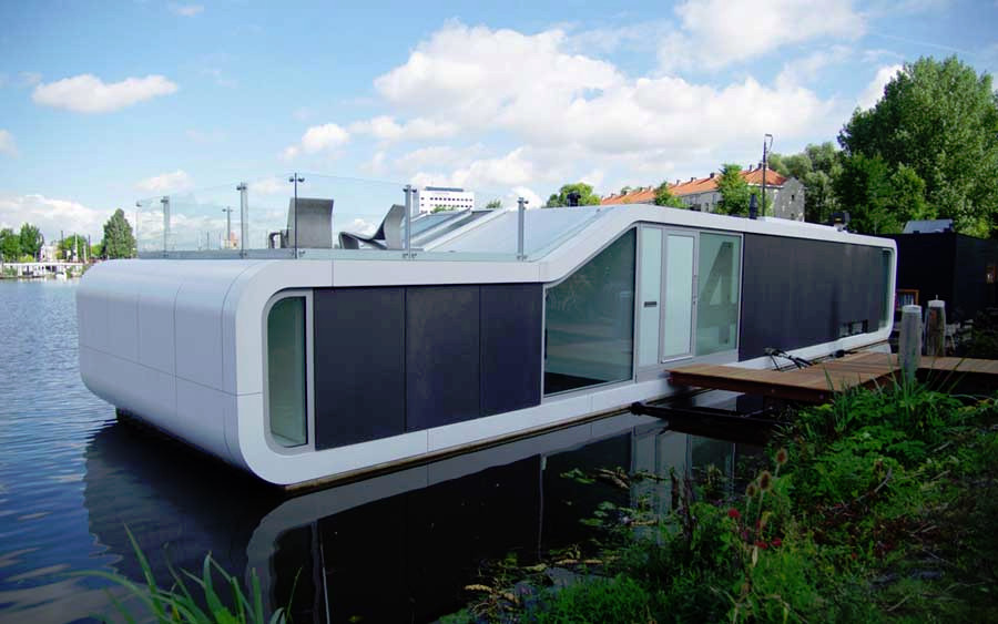 Water House in Amsterdam, Netherlands