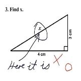Find X, Here it is.