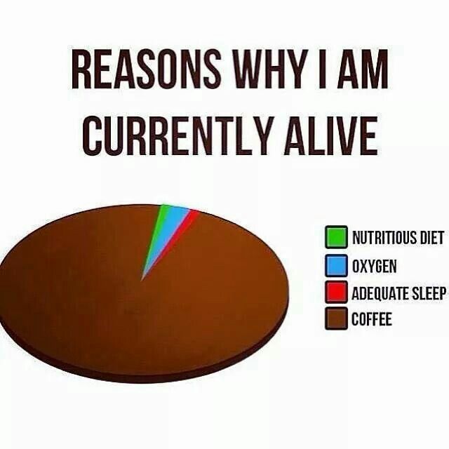 Coffee is the reason I'm alive