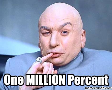 Dr Evil One MILLION Percent