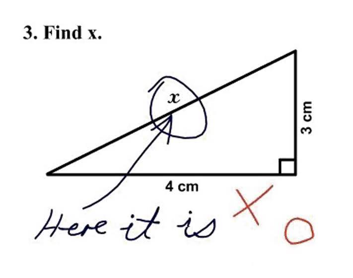 Find X, Here it is.