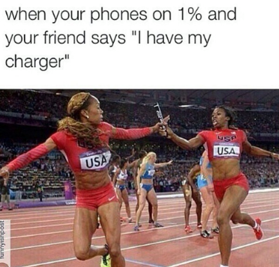 When Your Phones at 1%