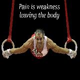 Pain is Weakness Leaving the Body