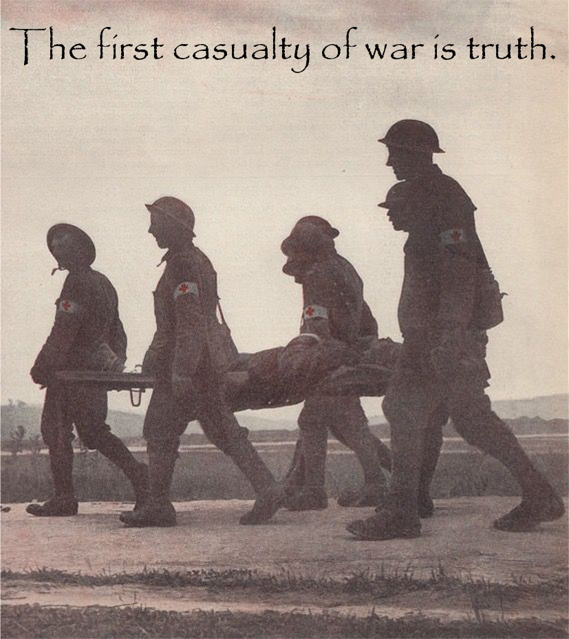 First Casualty of War is Truth