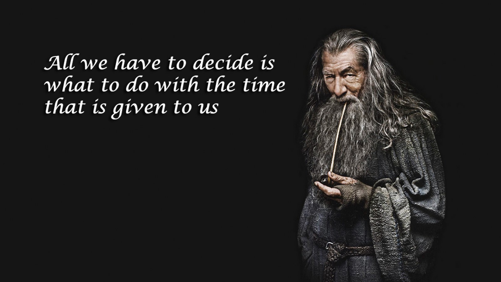 Gandalf Time Quote
