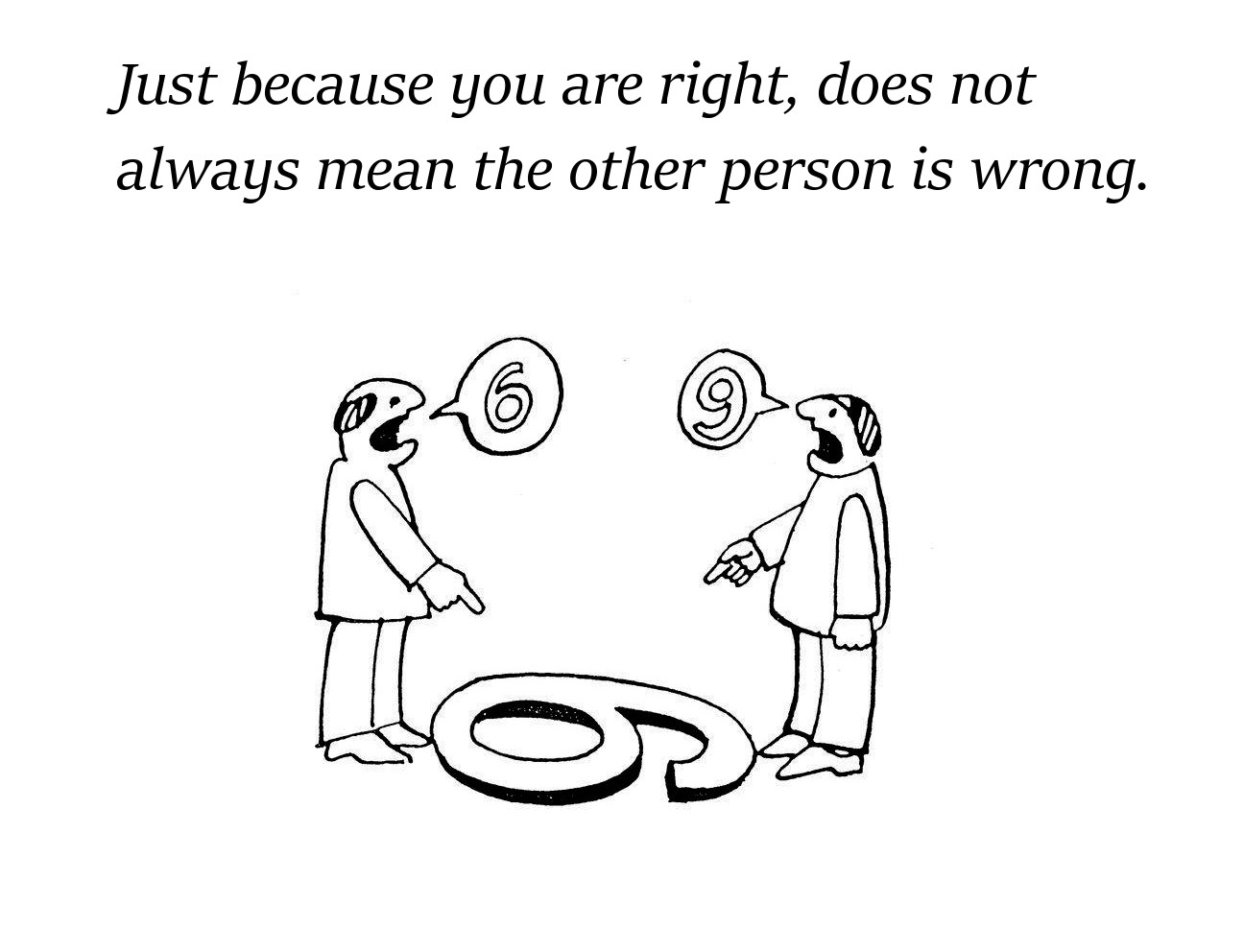 Right and Wrong Depends on Perspective