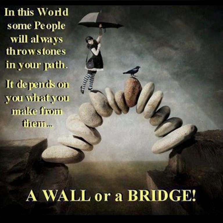 Stones thrown in your path