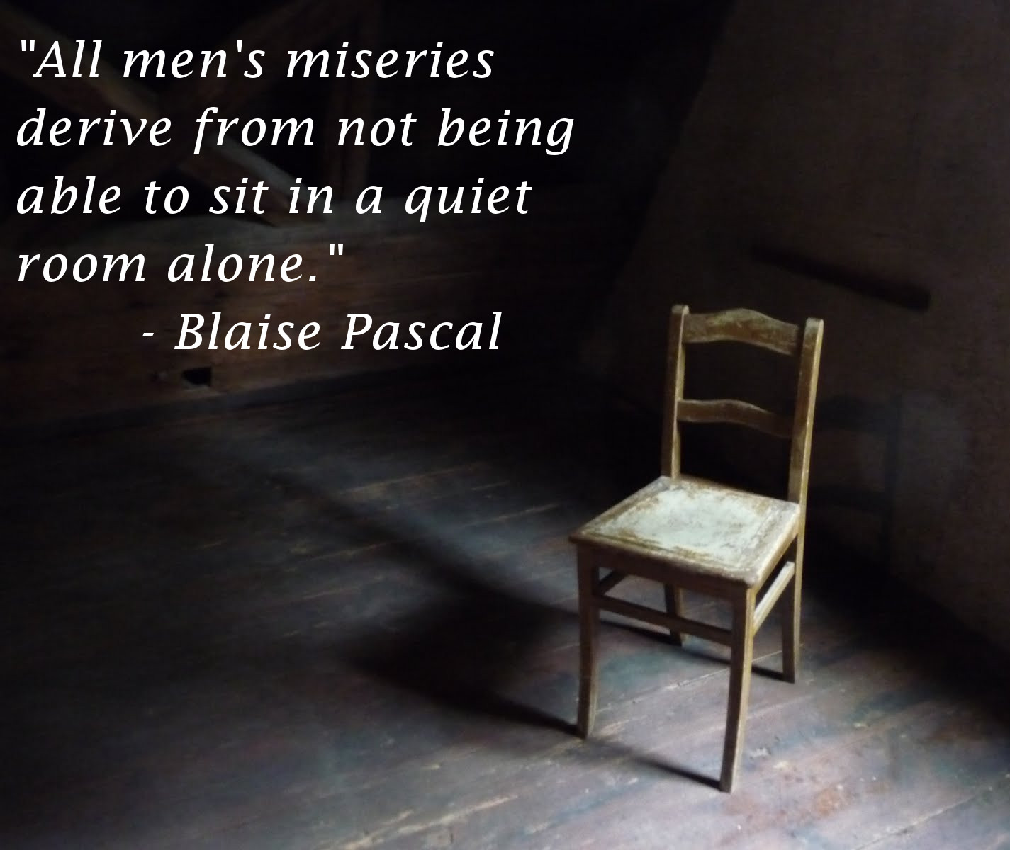 Take Time to Sit and Reflect