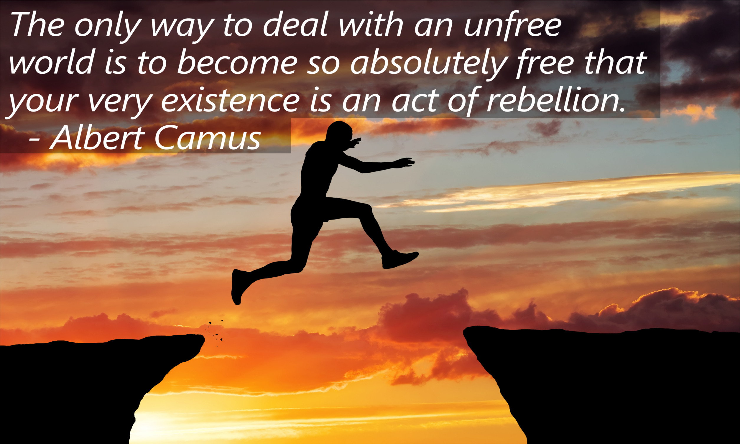 To be free is to rebel